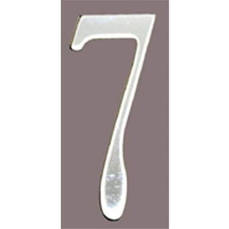 Mailbox Accessories Mailbox Accessories SS2-Number 7 Stnls Steel Address Numbers Size - 2  Number - 7-Stainless Steel SS2-Number 7